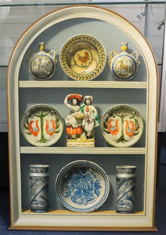 § Clifford Harrison (1901-1984) Pottery in an alcove 36 x 23.5in.